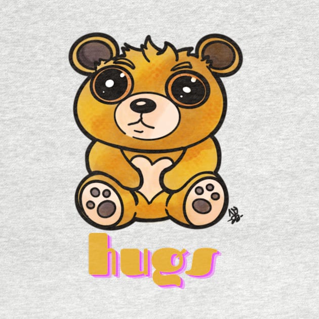 Kawaii Teddy Bear -  Hugs by Alt World Studios